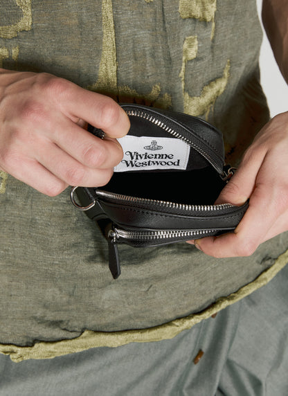 Vivienne Westwood Men Saffiano Phone Crossbody Bag