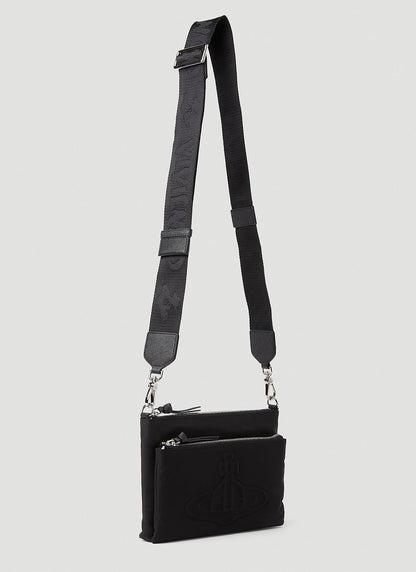 Vivienne Westwood Men Penny Double Pouch Crossbody Bag