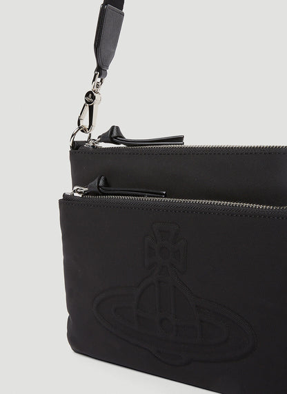 Vivienne Westwood Men Penny Double Pouch Crossbody Bag