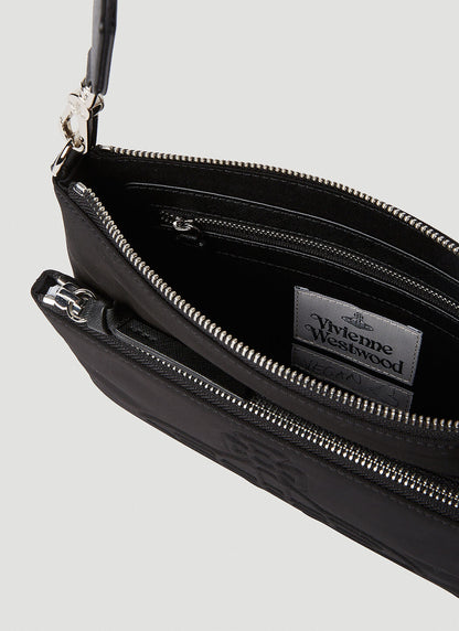 Vivienne Westwood Men Penny Double Pouch Crossbody Bag