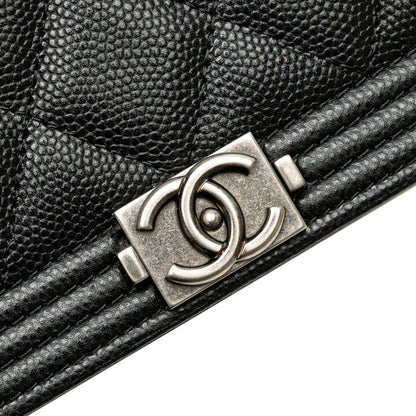 Chanel Boy Caviar Shoulder Bag Style 8