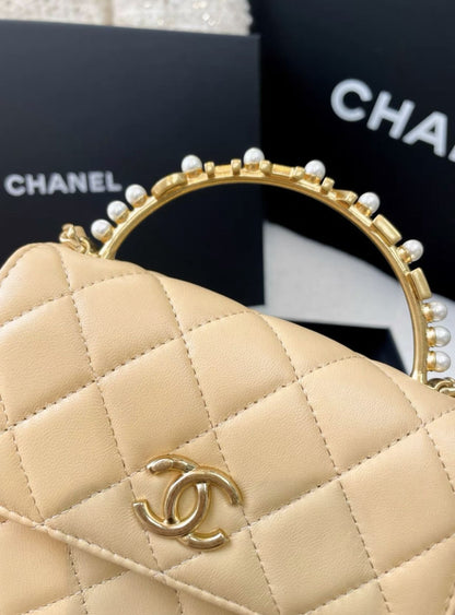 Chanel Luxury Leather Handbag Style 10