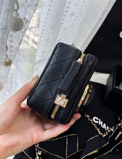 Chanel Camera Bag Lambskin Black Crossbody