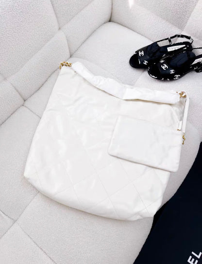 Chanel Chanel 22 Calfskin Black Shoulder Bag Calfskin