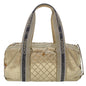 Chanel Boston Bag Patent leather Gold Tone CC yb278