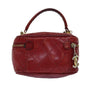 Chanel Bicolore Chain Hand Bag Leather Red CC Auth yb605