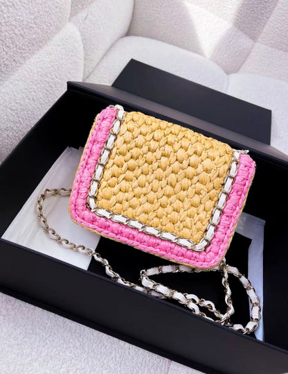 Chanel Mini Flap Red Shoulder Bag