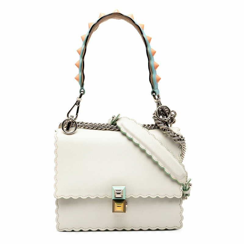 Fendi Mini Kan I Leather 2Way Bag