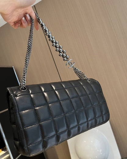 Chanel Luxury Leather Black Handbag Style 14