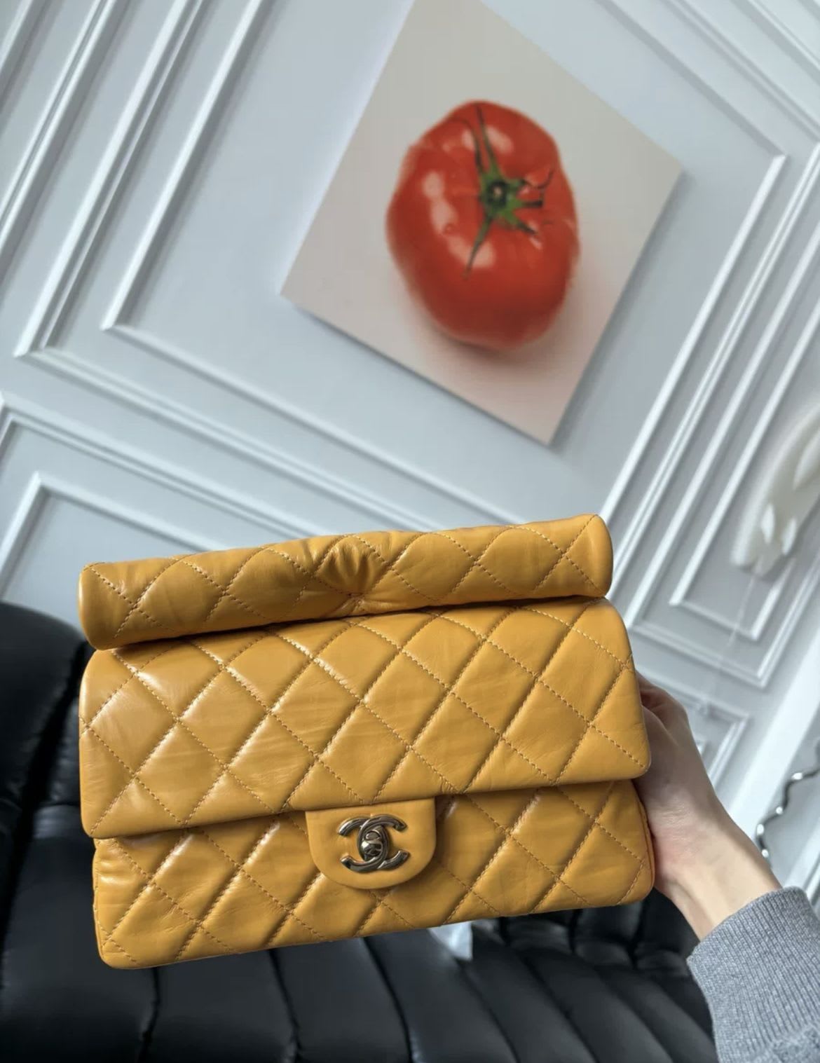 Chanel Classic Flap Leather Shoulder Bag