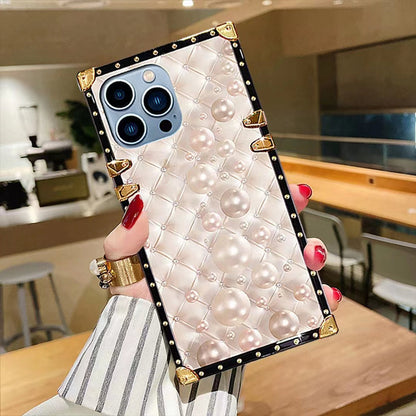 Luxury Diamond Square Phone Case for iPhone