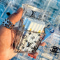 Transparent cigarette case