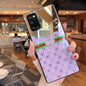 Rhinestone makeup mirror phone case for samsung