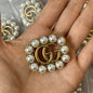 Pearl earrings