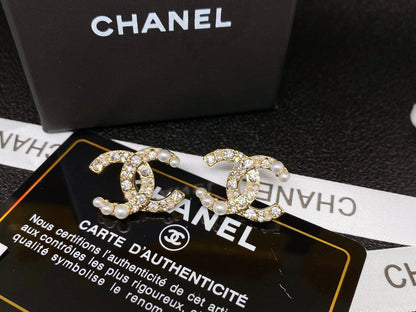 Crystal Pearl Earrings