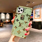 Square electroplating phone case