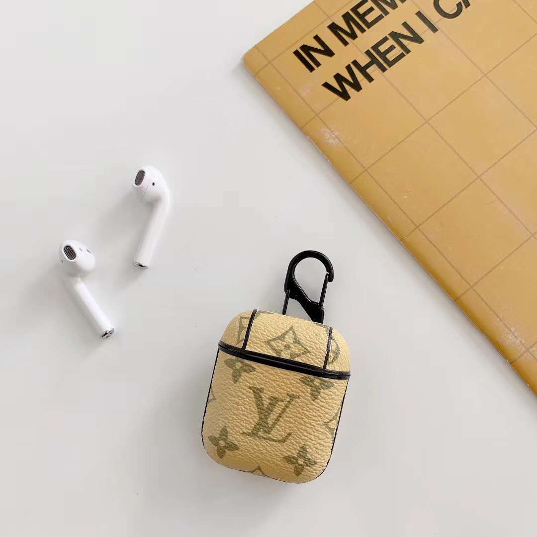Fashion gradient leather Airpods case