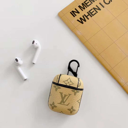 Fashion gradient leather Airpods case