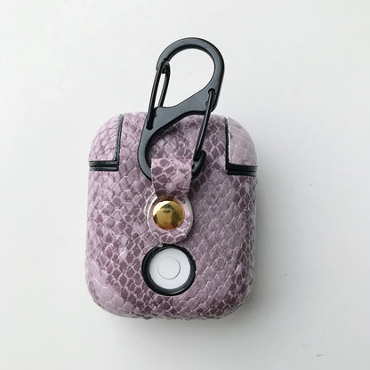 Snake skin pattern airpods case