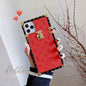 Vintage embossed square phone case For samsung