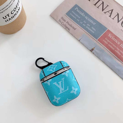 Fashion gradient leather Airpods case
