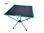 Outdoor folding chairs and tables