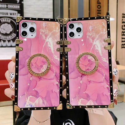 Pink square phone case for iphone