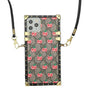 Fashion square diagonal phone case and Airpods case