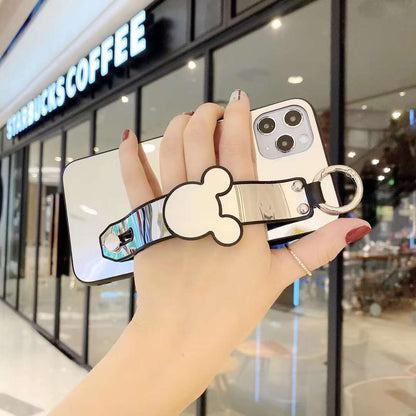 Mirror wrist phone case