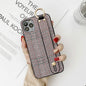 Retro Check Wristband Phone Case for Samsung