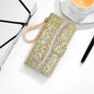 Shiny wallet lanyard phone case