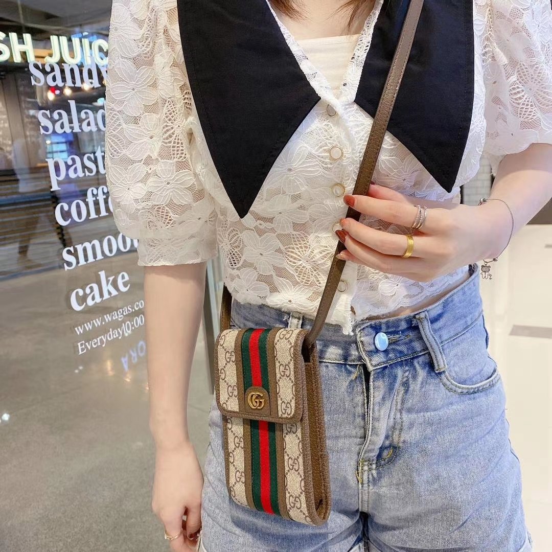 Fashion Leather  mobile phone bag - LVCASE