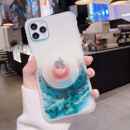 New fantasy watercolor transparent mobile phone case - LVCASE