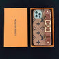 Vintage letter wrist phone case For iphone