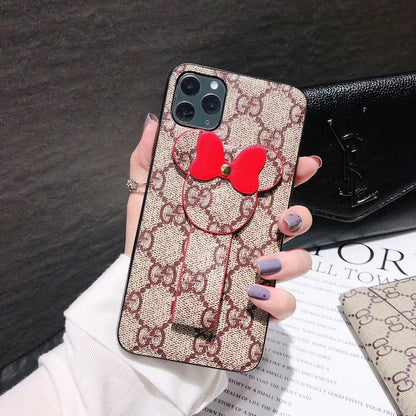 Leather bracket phone case - LVCASE