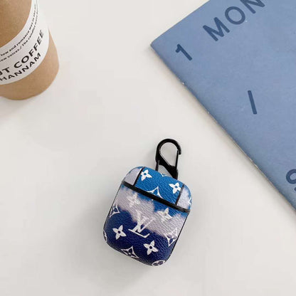 Fashion gradient leather Airpods case