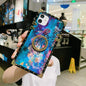 Owl square bracket phone case for huawei
