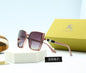 5 COLORS STRIPE DECORATION SQUARE POLARIZED SUNGLASSES