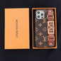 Vintage letter wrist phone case For iphone