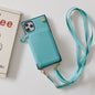 Zipper card bag square phone case for iphone