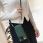 Zipper card bag square phone case for iphone