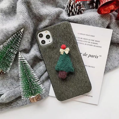 Christmas plush phone case for Samsung