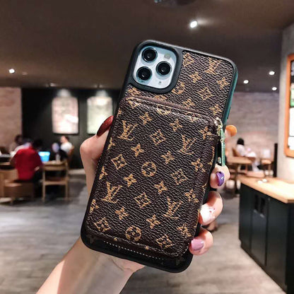 Luxury Leather Wallet Phone Case - LVCASE