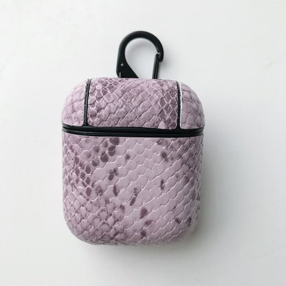 Snake skin pattern airpods case