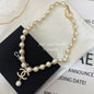 Sheepskin Necklace neck chain pearl chain