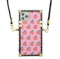 Fashion square diagonal phone case and Airpods case