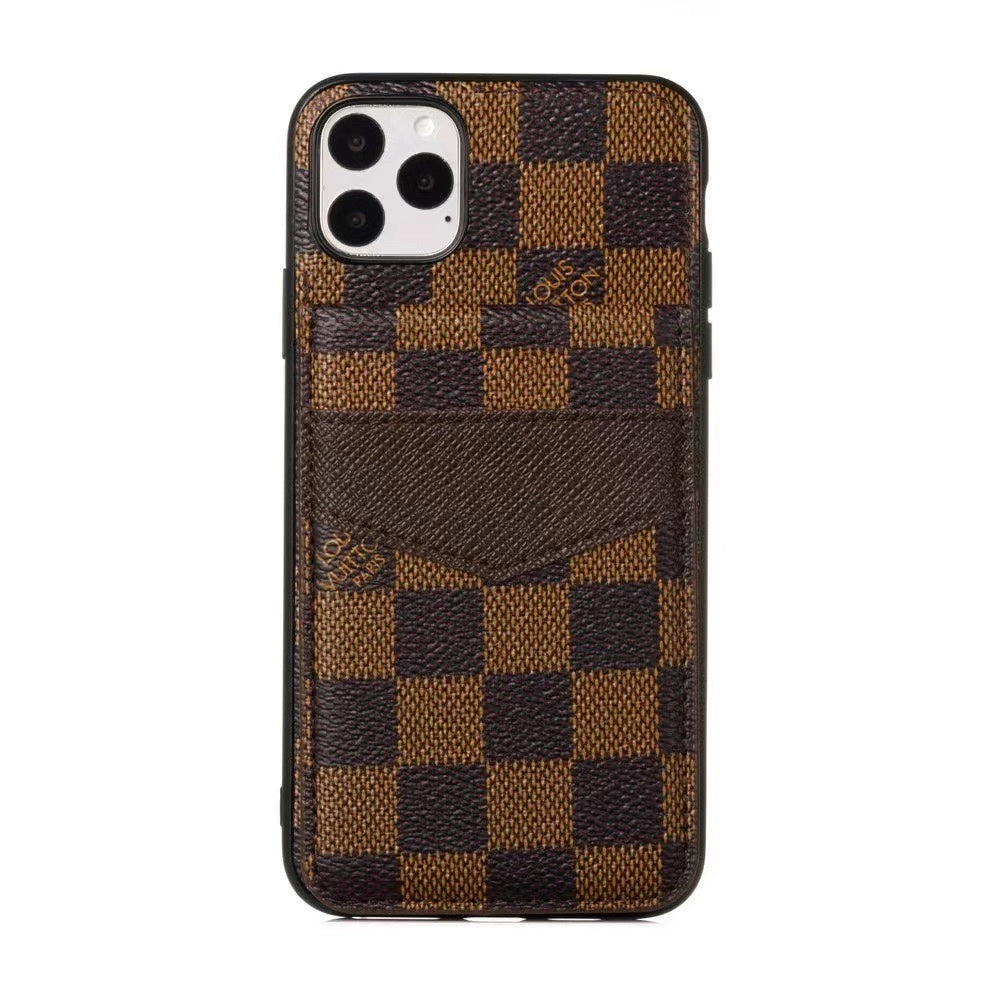 Splicing card case phone case for iphone