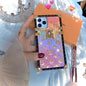 Luxury square silica gel phone case
