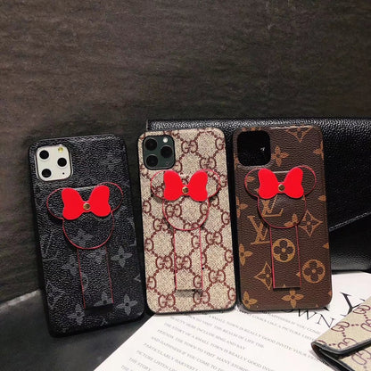Leather bracket phone case - LVCASE