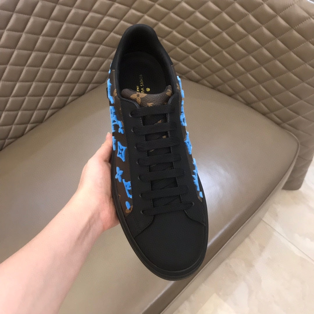 L V - Neeon Sneakers (Blue) (Mens & Womens)
